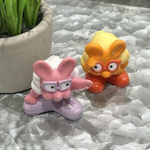 Vintage 1986 TONKA Keypers Finders Figures Bundle Of Two Tango Ladybug &‎ Joyful